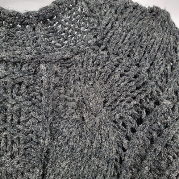 C. Luce Women's Small Wool Blend Long Sleeve Cocoon Cardigan Open Front NWT - Picture 4 of 10